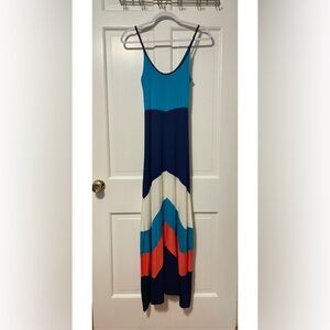 Small Colorblock Maxi Dress